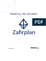 Manual de Usuario Zafirplan