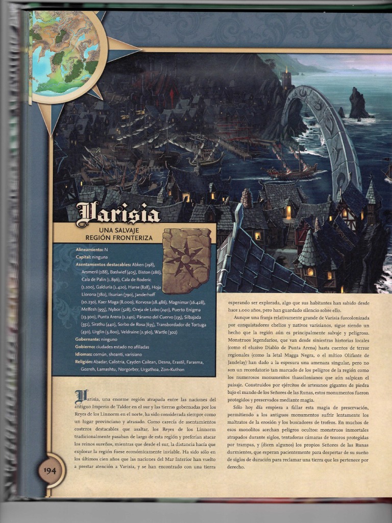 Varisia: Anarquía y Comercio en Golarion | PDF