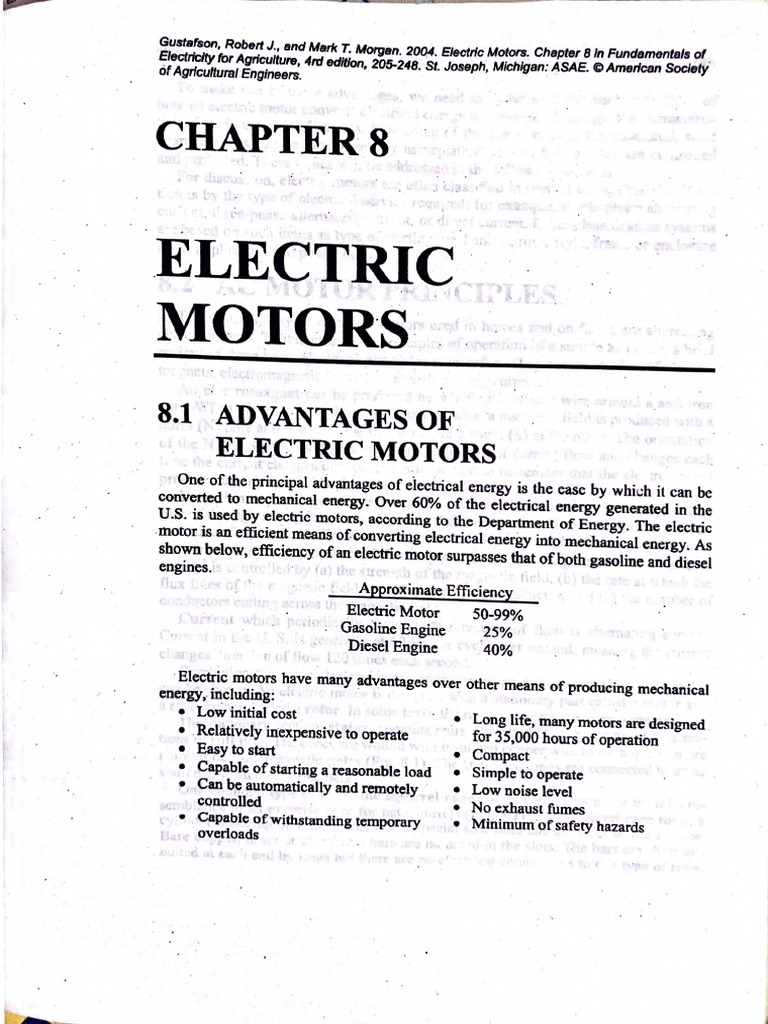 Electric Motors | PDF