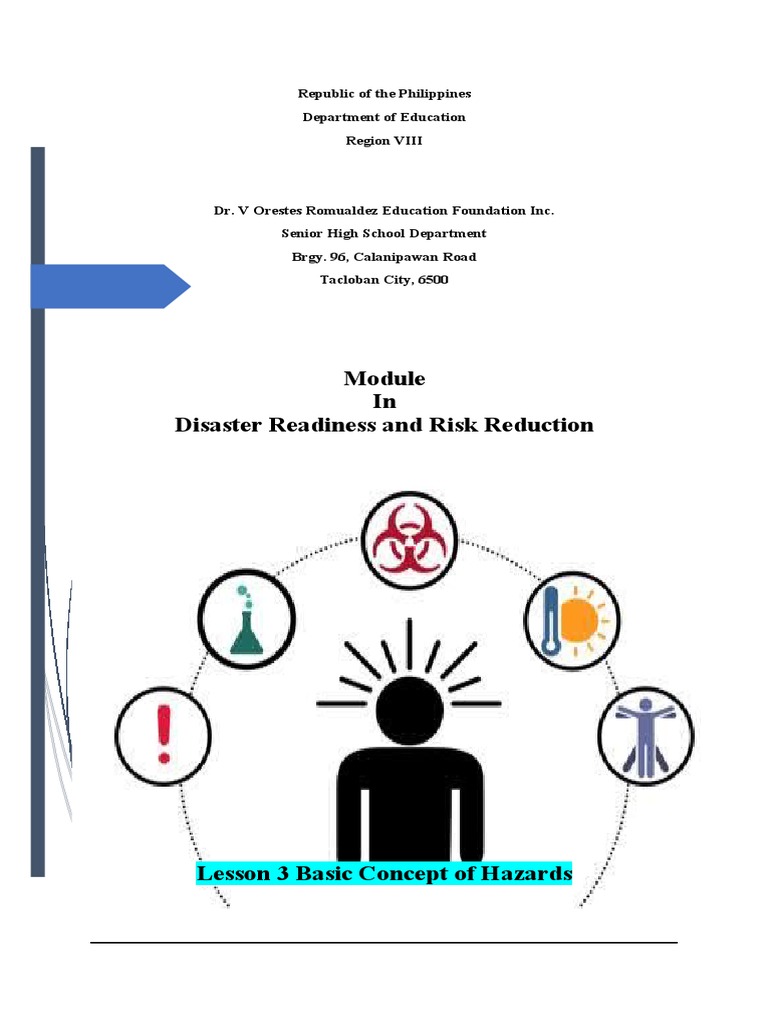 Lesson 3 Basic Concepts Of Hazards Pdf Hazards Earthquakes