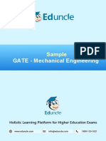 GATE Mechanical Engineering Model Solved Paper