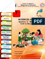 SCIENCE Grade 7: Quarter 2 - Module 3 Cell To Biosphere