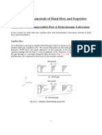 Lecture - 5 - Capillary Fluid (Incompressible) Flow & Hydrodynamic Lubrication