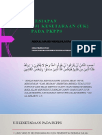 Kesiapan Uji Kesetaraan (Uk) Pada PKPPS: Abdul Majid Muslim, M.PD