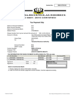 Tax Payment Slip: Control No