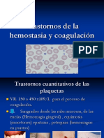 Trastornos de La Hemostasia y Coagulación