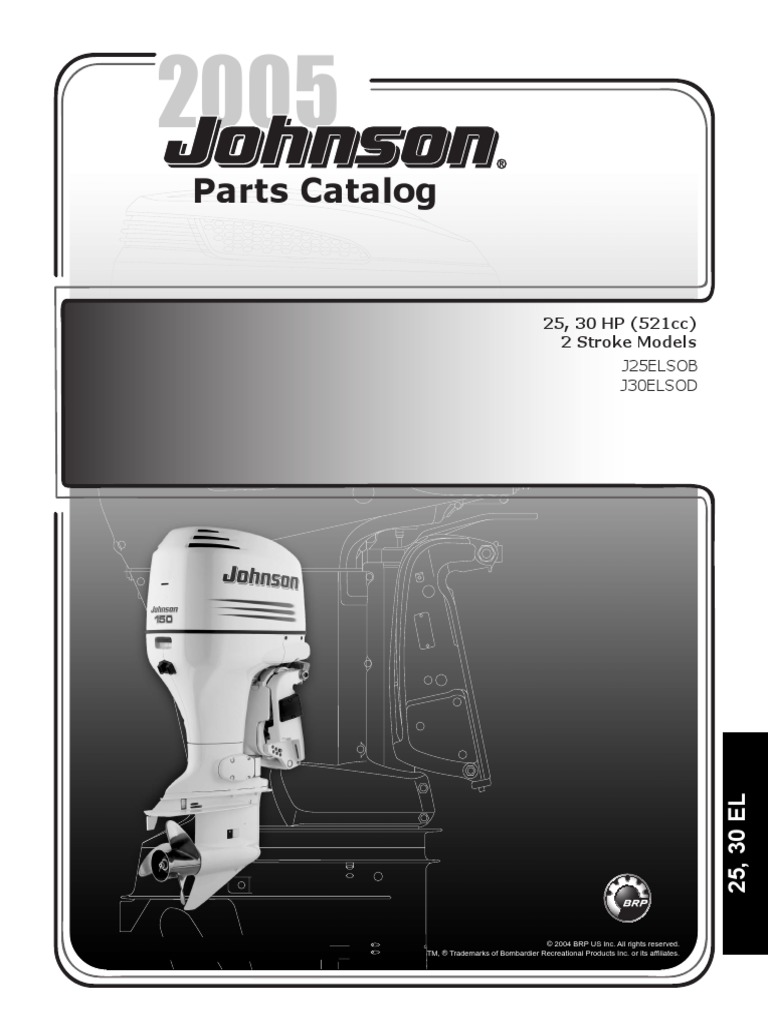 Parts Catalog: 25, 30 HP (521cc) 2 Stroke Models | PDF | Electrical 