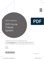 DVD Home Theater System: Simple Manual