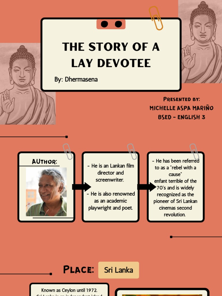 The Story of A Lay Devotee PDF Sri Lanka Four Noble Truths