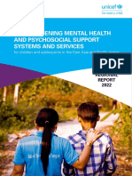 Strengthening Mental Health and Psychosocial Support Systems and Services