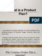 What Is A Product Plan?