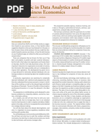 Data Analytics and Business Economics Fact Sheet