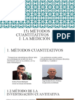 15) Métodos Cuantitativos I: La Medición: Metodos de Investigacion