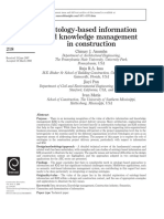 Ontology-Based Information and Knowledge Management in Construction