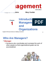 Management: Introduction To Management and Organizations