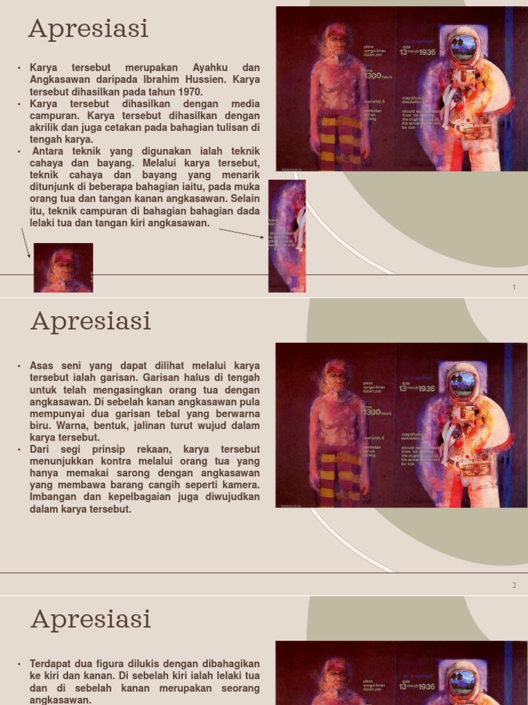 Apresiasi Ayahku Dan Angkasawan | PDF
