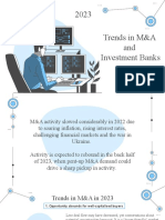 2023 M&A Trends and Investment Banks