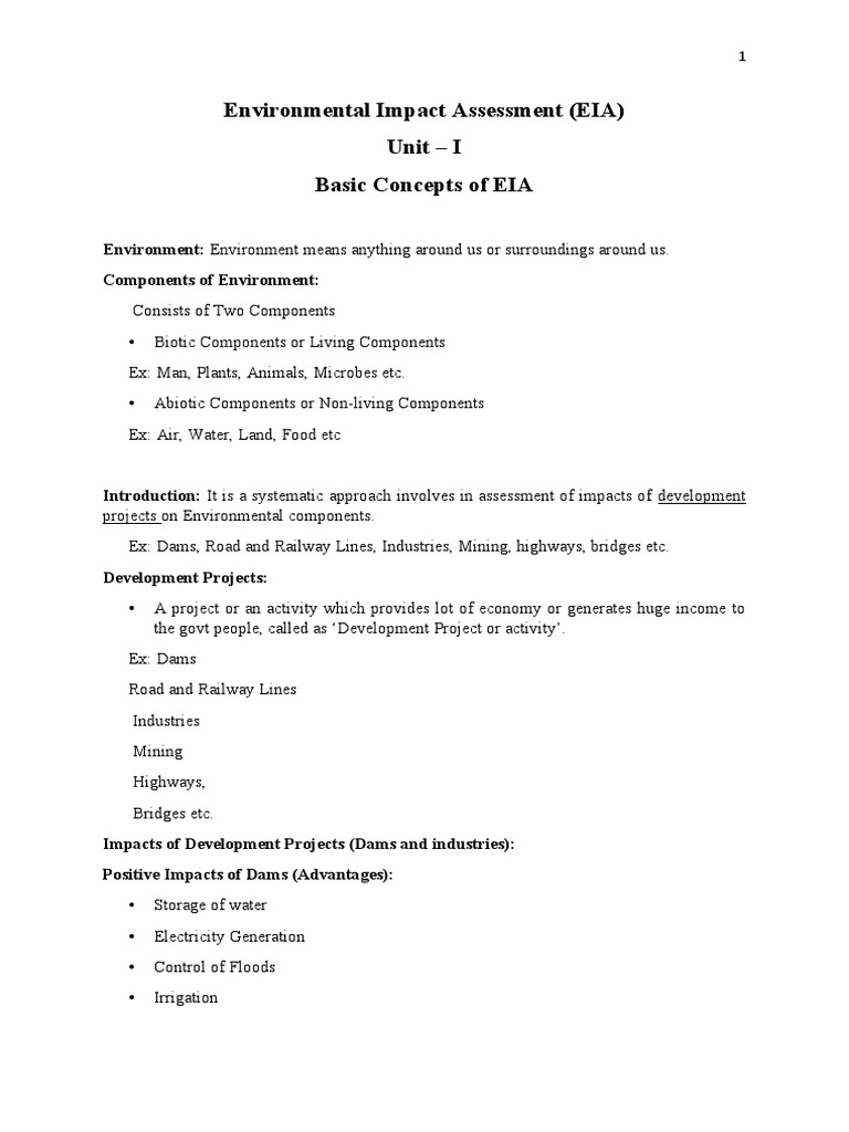 unit-1-basic-concepts-of-eia-pdf-environmental-impact