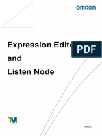 Expression Editor and Listen Node Software Version: 1.80 1