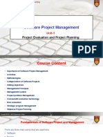 Software Project Management: Project Evaluation and Project Planning