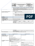 Detailed Lesson Plan (Determine The Relevance and Truthfulness of The Ideas Presented in The Material Viewed)