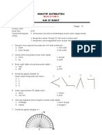 Sumatif Matematika Kelas IV Sudut