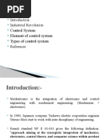 Mechatronics Notes