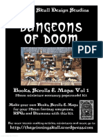 Grims Dungeons of Doom 28mm Books Scrolls & Maps Vol 1