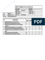 Dokumen Pembuatan Aplikasi: Informasi Umum Data Awal Revisi Ke