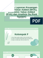 Analisis Laporan Keuangan Market Value Added (MVA), Economic Value Added (EVA) Dan Analisis Du Pont System)