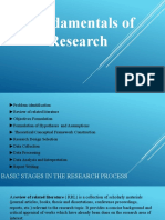 Fundamentals of Research