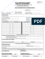 Clearance For Inspection Form (Initial) Rev 2