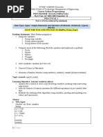 Practical1 Python Programming