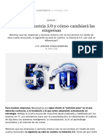 Qué Es La Industria 5.0 y Cómo Cambiará Las Empresas - Forbes España