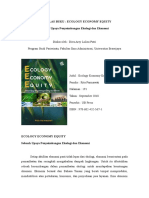 Mengulas Buku: Ecology, Economy, Equity Sebuah Upaya Penyeimbangan Ekologi Dan Ekonomi (Rita Parmawati)