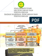 Standar Kompetensi Potensi Pencarian Dan Pertolongan Badan Nasional Pencarian Dan Pertolongan