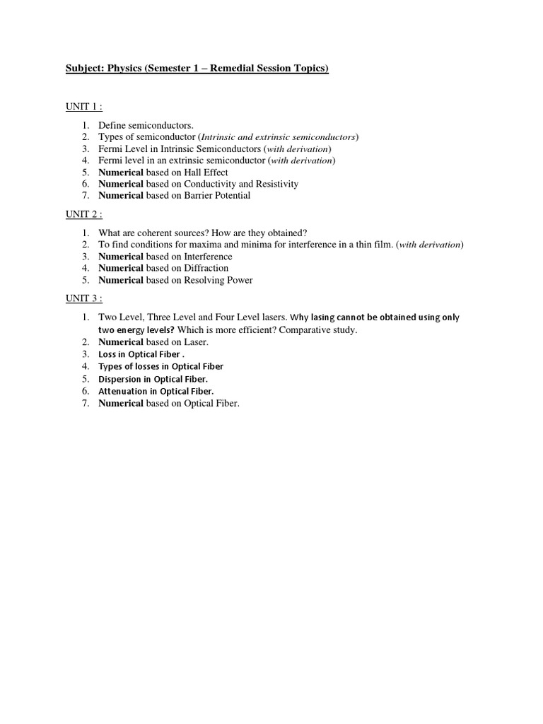 Physics remedial topics pdf