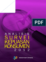 Analisis Survei Kepuasan Konsumen 2012