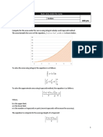 Area Under The Curve - Questionnaire