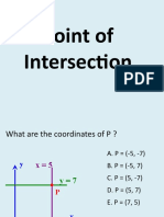 Point of Intersection