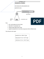 2022 17 Rates of Reactions Checkpoint - Sec - 1 Chemistry