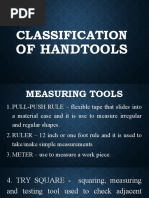 Hand Tool Classification Overview | PDF | Wood | Drill