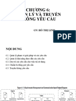 Chương 6: Quản Lý Và Truyền Thông Yêu Cầu: Gv: Hồ Thị Linh