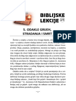 Biblijske Lekcije 05