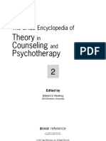 Theory Counseling Psychotherapy: The SAGE Encyclopedia of