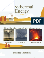 Geothermal Energy: Grade 9