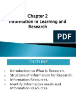 CHAP 2. Information - LearningResearch