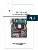 MS-7030 (v1.X) ATX Mainboard Manual
