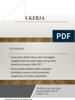 Etos Kerja