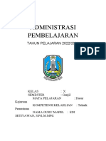 Administrasi Pembelajaran: TAHUN PELAJARAN 2022/2023